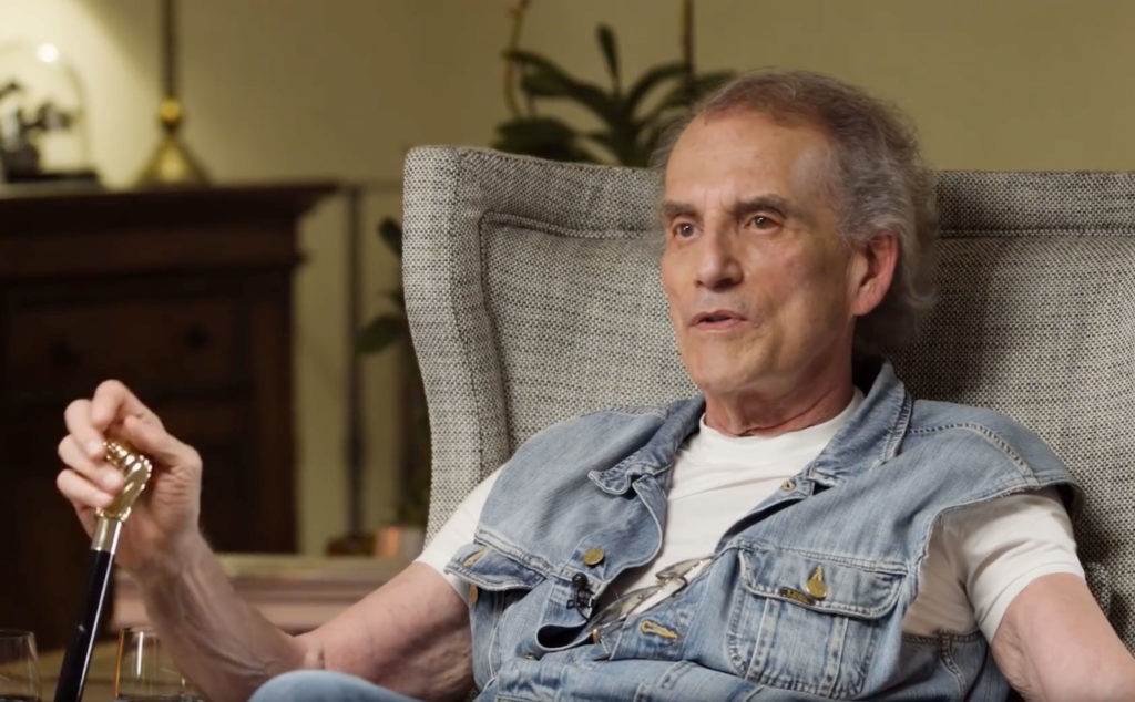 American author and mathematician David Berlinski poses at home in