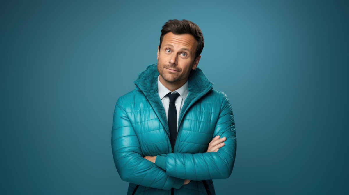 Cheerful Businessman with 